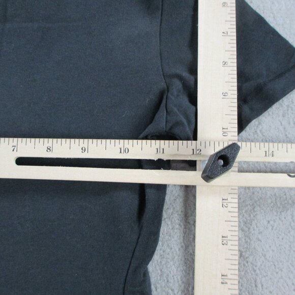 SKIMS Cotton Jersey T Shirt Womens XS Soot Black Crewneck Classic Casual Tee NWT - Picture 8 of 10